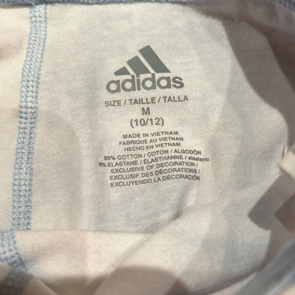 Girls tye dye cropped Adodas leggings - Picture 2 of 3